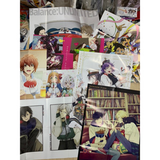 รวม โปสเตอร์อนิเมะ posters anime สินค้าแท้จากญี่ปุ่น (มีรอยพับ)