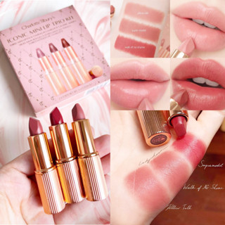 เซตใหม่ล่าสุด CHARLOTTE TILBURY Iconic Mini Lip Wardrobe Lipstick Set