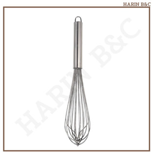 ตะกร้อมือ สแตนเลส 14นิ้ว ที่ตีไข่ SL 14” หัวจุก #733 / Stainless Whisk 14inch