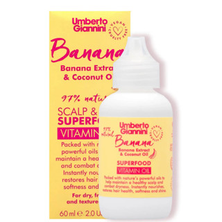 พร้อมส่ง ของแท้ Umberto Giannini Banana Butter Nourishing Superfood Hair Oil 60ml