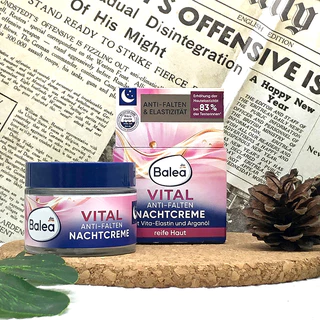 Balea vital cream tages/nacht(วัย40UP)ครีมชะลอริ้วรอยเยอรมัน กลางคืน/กลางวัน 50ml