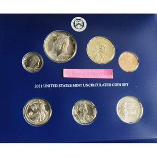 ชุดเหรียญ USA Mint Set 7  เหรียญ ปี 2021-P