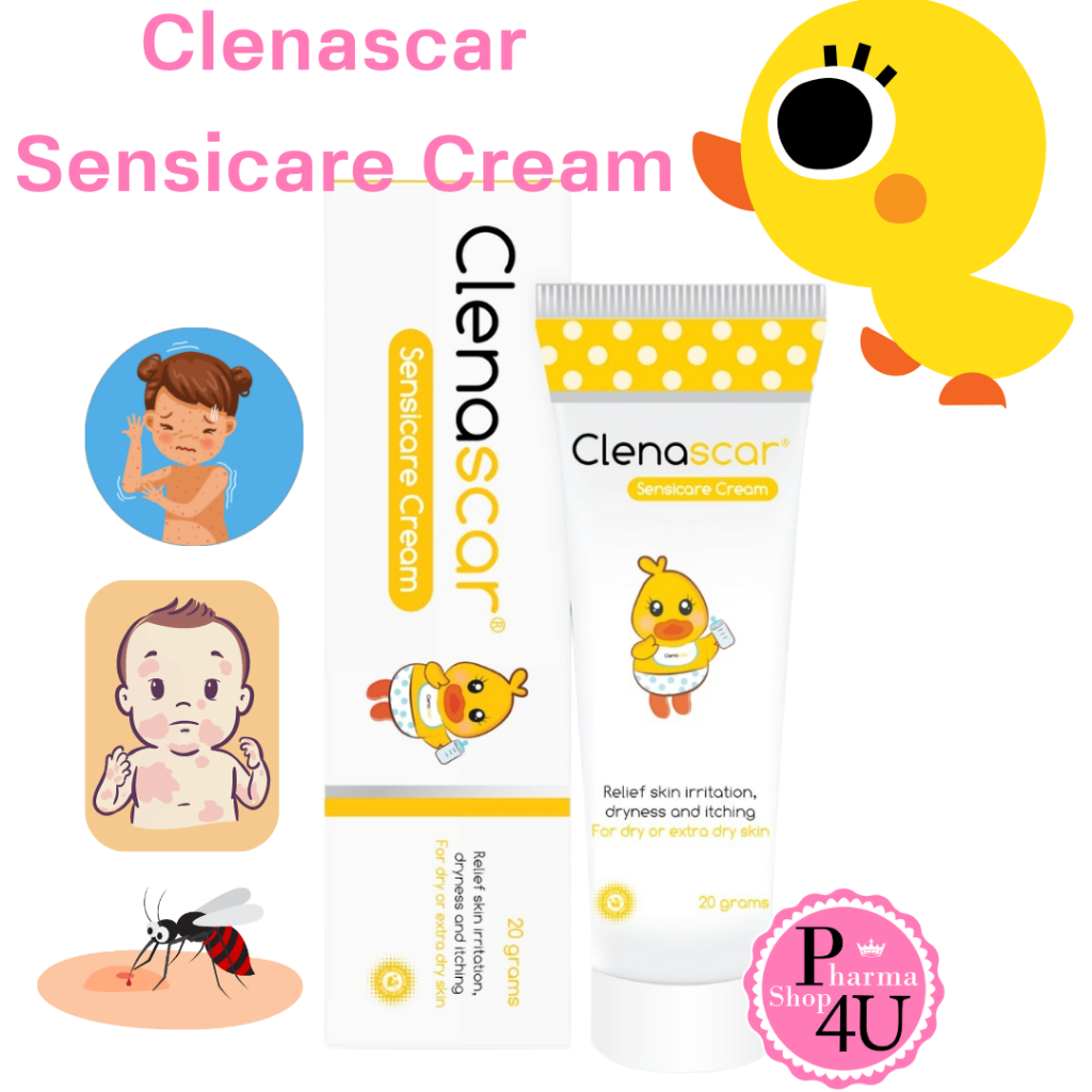 Clenascar Sensicare Cream  SENSIDERM คลีนาสการ์ เซนซิเเคร์ ครีม 20g.#10934