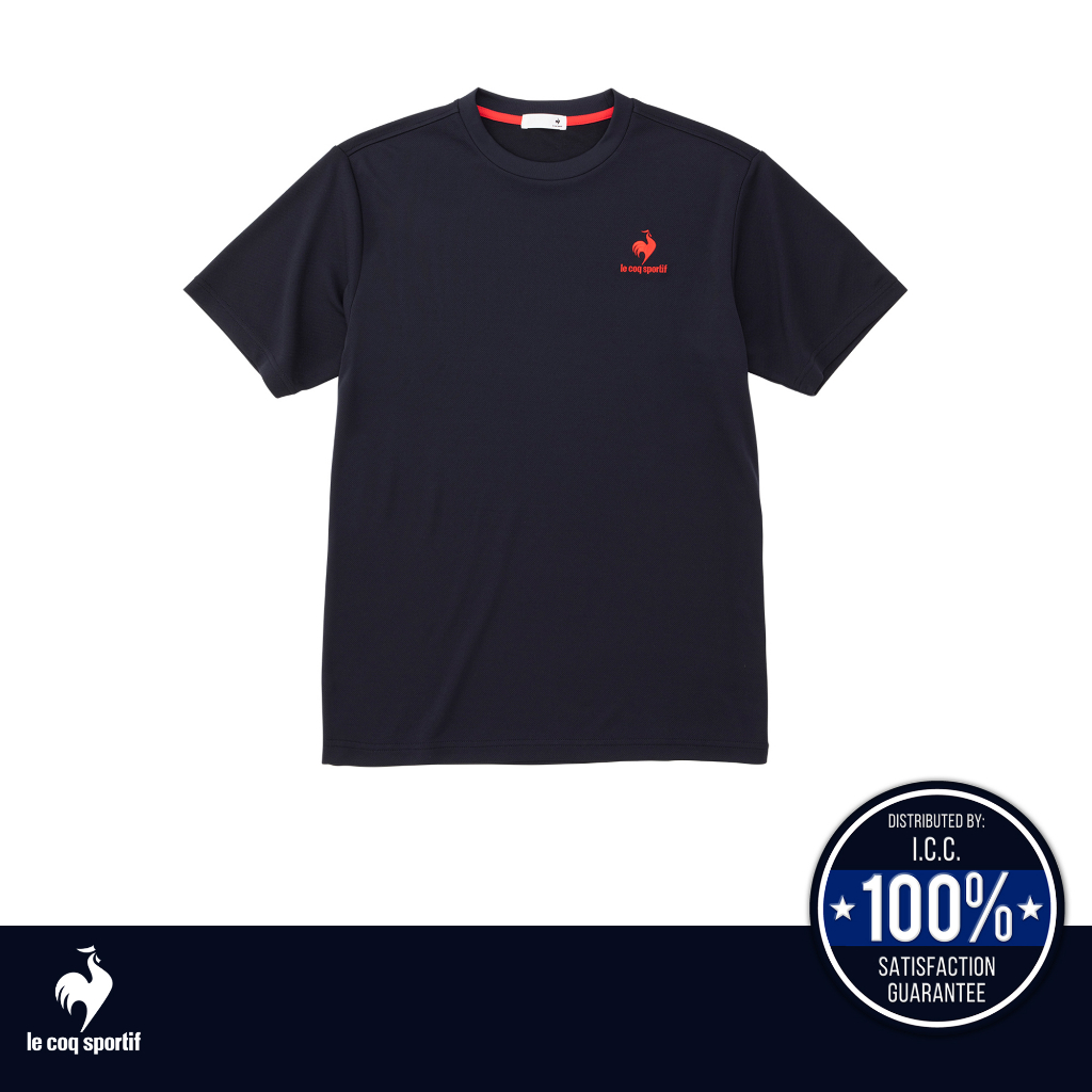 le coq sportif เสื้อเทรนนิ่ง ออกกำลังกาย สีกรม (โปโล, Polo, เสื้อออกกำลังกาย, เทรนนิ่ง, lecoq)