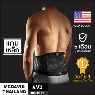 McDavid 493 |Official Shop| เข็มขัดพยุงหลังซัพพอร์ตสูงสุด Back Support เสื้อพยุงหลัง ที่บล็อกหลัง ที่รัดหลัง