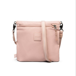 กระเป๋าสะพาย pacsafe รุ่น GO Crossbody Pouch สีชมพู Sunset Pink , สีน้ำเงิน Coastal Blue