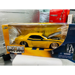 JADA 1/24ชั่งรถโมเดลของเล่น2006 Dodge Challenger Cncpt Diecast