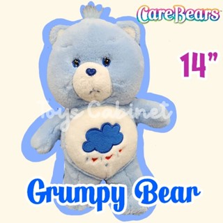 🏷Rare items🏷 ตุ๊กตาหมี แคร์แบร์ Grumpy Bear กรัมปี้ (Care Bears) ปี 2002 หน้าเก่า งานสะสมหายากจากอเมริกา Size 13 นิ้ว