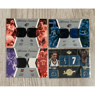 2003 Upper Deck SPX Winning Combos : Warm-up /Game-Used Memorabilia Trading Card (4 ใบ)ลล