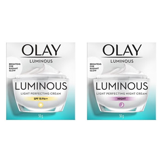 OLAY LUMINOS Light Perfecting  Day &amp; Night Cream(50 g) โอเลย์ ลูมินัส ไลท์ เพอเฟคติ้ง เดย์ ,ไนท์ ครีม