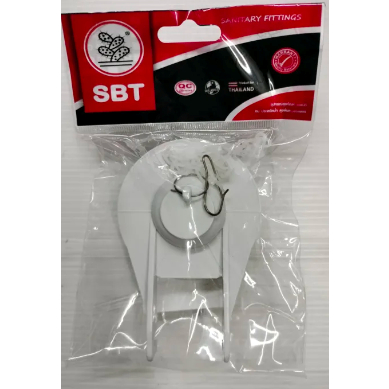 อะไหล่ชักโครก ลูกกบชักโครกขาวล้วน อุปกรณ์ชักโครก ลูกกบมีเกี่ยว SBT-024 รหัส LY-841 - รูปที่ 3