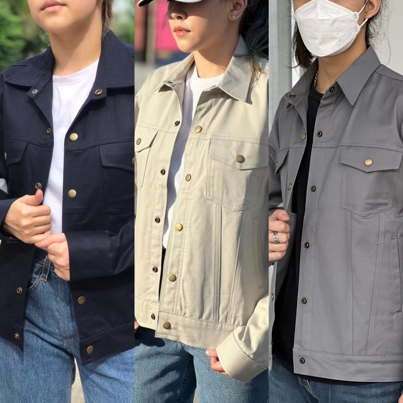 เสื้อช็อปแขนยาวผ้าเวสปอยท์