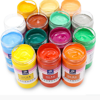 GIDA✏️ สีโปสเตอร์ สีอะคลิลิค100-300ml.สีน้ำแบบขวด สำหรับงานจิตรกรรมวาดภาพ