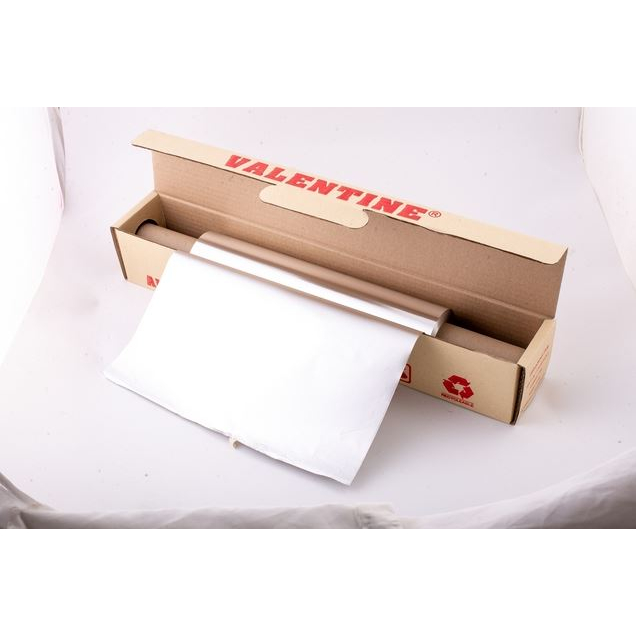 *ยาวพิเศษ* ฟอยล์ห่ออาหาร ฟอยล์เงิน ฟอยล์อลูมิเนียม Valentine ยาว 90 ม*30ซม เกรดA ฟู้ดเกรดทำอาหารปลอดภัย คุ้ม มีที่เดียว