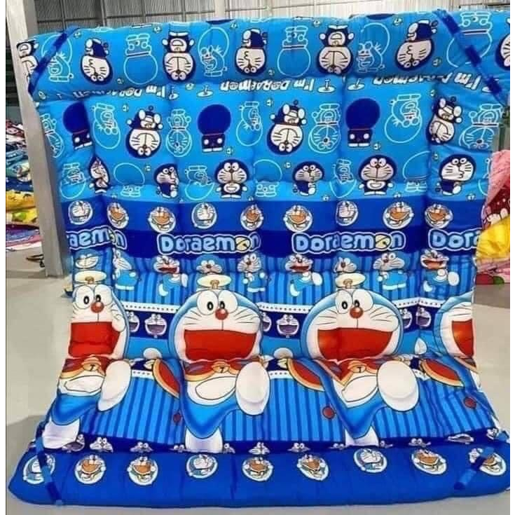 Topper ที่นอน ที่นอนท๊อปเปอร์โดเรม่อน ผ้าcotton ความหนา 4 นิ้ว รุ่นพิเศษคุ้มๆ ใยขนห่านเทียมหนา 2 ชั้นผลิตเองจากโรงงานไทย - รูปที่ 3