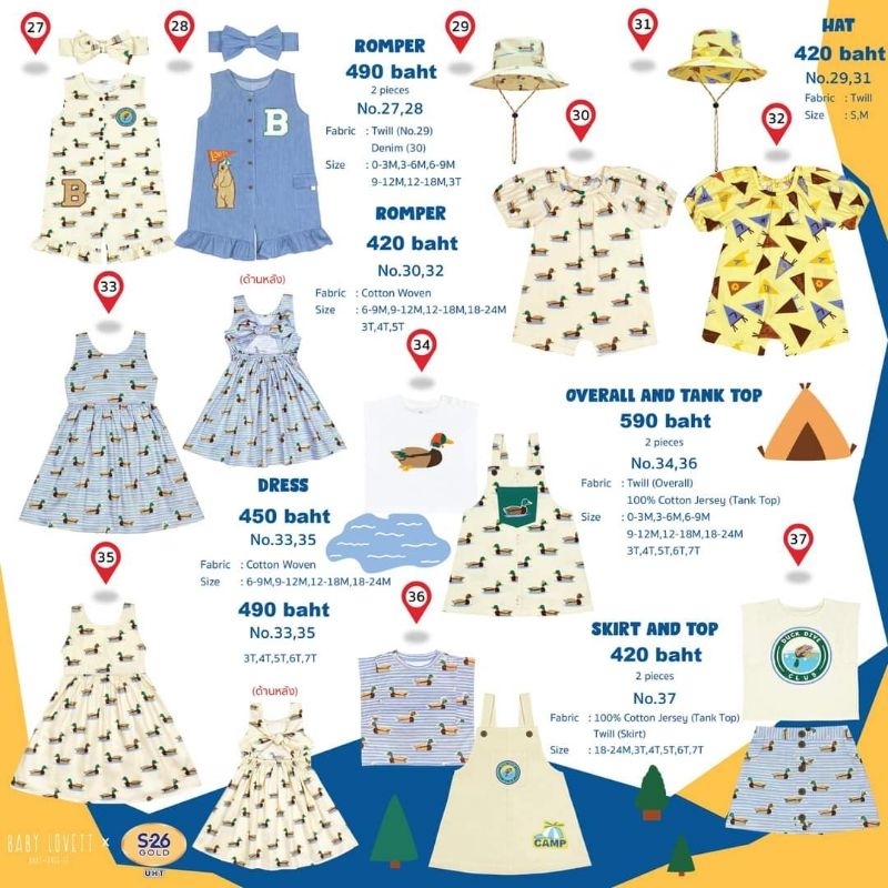 พร้อมส่ง!! bblv baby lovett x disney / s26 18-24 มือหนึ่งซักเกบ/มือสองใส่ถ่ายรูป1ครั้ง