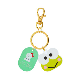 [ส่งตรงจากญี่ปุ่น] Sanrio Kero Kero Keroppi Face Type Key Holder Japan พวงกุญแจ ตัวละคร Sanrio ใหม่