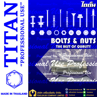 TITAN “PROFESSIONNAL USE” MADE IN THAILAND RP4384 ปุ๊กตะกั่ว 3/8" (1ตัวใน1ห่อ)