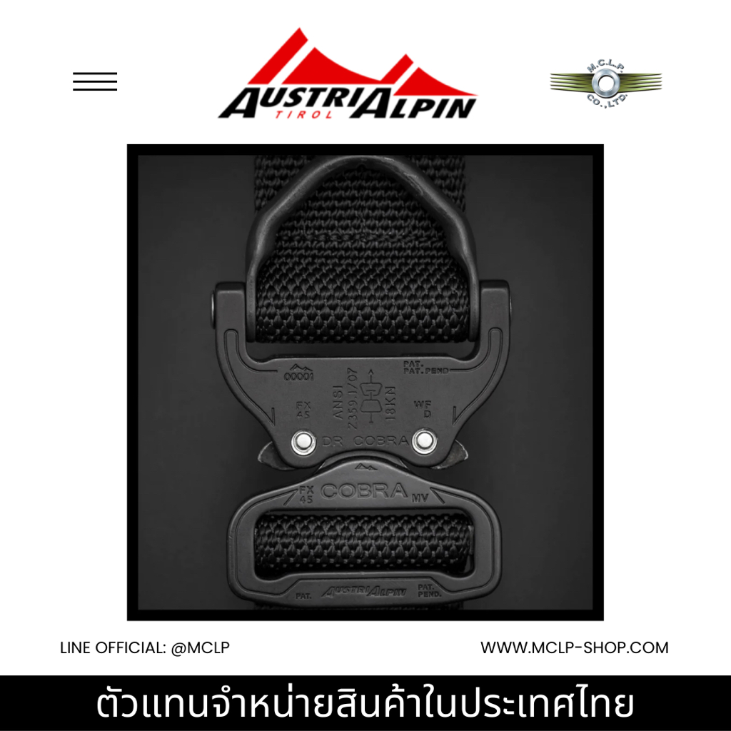 AustriAlpin إبزيم D-RING COBRA PRO ألومنيوم 18 kN — صورة 4