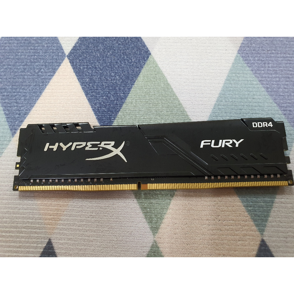 RAM PC (แรมพีซี) (หน่วยความจำ) 4GB  DDR4/2400 KINGSTON HyperX FURY BLACK