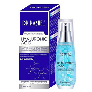 Dr.Rashel Water Infused Serum with Hyaluronic Acid 40ml เซรั่มบำรุงผิวหน้าสูตรไฮยาลูโรนิคเพื่อผิวหน้ากระจ่างใสอ่อนวัย