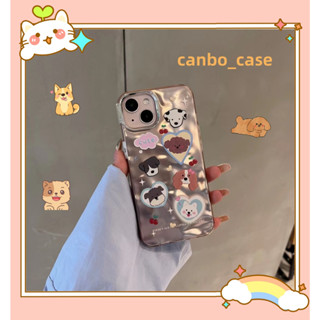 🎁ส่งของขวัญ🎁เคสไอโฟน สำหรับ 11 14 for iPhone Case 13 12 Pro Max การ์ตูน น่ารัก ลูกสุนัข กันกระแทก เคสนิ่ม เคสโทรศัพท์