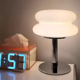 โคมไฟตั้งโต๊ะ Ins Lamp โคมไฟแก้ว หรี่แสงได้ สําหรับตกแต่งห้องนอน สไตล์ทันสมัย