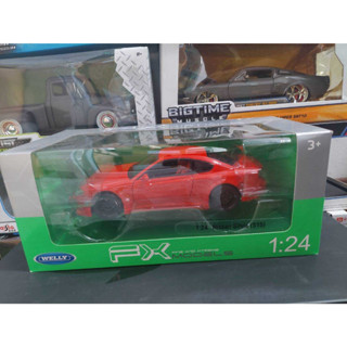 Welly29370 1:24 Nissan silvia S15 สีแดง