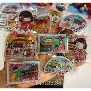 ⛩️พร้อมส่ง ของฝากจากเกียวโตญี่ปุ่น SOUVENIR JAPAN แม่เหล็กติดตู้เย็น