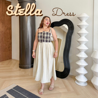 Lady M | Stella dress เดรสสายเดี่ยวสาวอวบคุณหนูสุดๆ