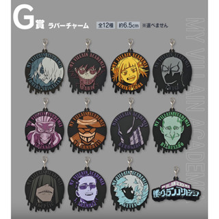 (แท้🇯🇵)เปิดสุ่มลายเอง-Rubber Charms-[E]Ichiban KUJI My Villain Academia My Hero Academia พวงกุญแจยาง มาย ฮีโร่ อคาเดเมีย