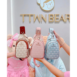 กระเป๋าสะพายข้าง TTWN BEAR  คาด อก+สะพายข้างหมี ✨พร้อมส่ง✨