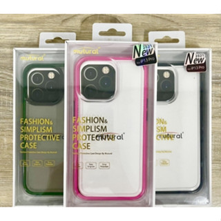 เคสใสไอโฟนขอบโครเมียมสลิม Ip13Pro