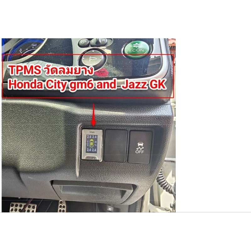 Tpms วัดลมยาง Honda City gm6 and Jazz GK and CRV g4