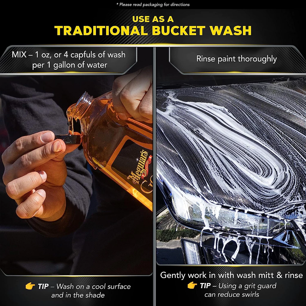 Meguiar's G7164 Gold Class Car Wash Shampoo & Conditioner แชมพูและคอนดิชันเนอร์ ขนาด 1.89 ลิตร น้ำยาล้างรถ แชมพูล้างรถ โฟมล้างรถ บำรุงสี thumbnail 5