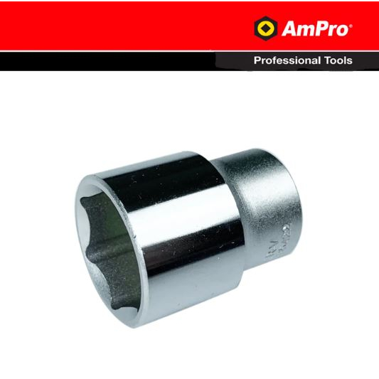 Ampro ลูกบล็อก บ็อก 4 หุน (1/2 ) 6 เหลี่ยม แบบสั้น (ขนาดเลือกได้ตอนสั่งซื้อ) Made in Taiwan