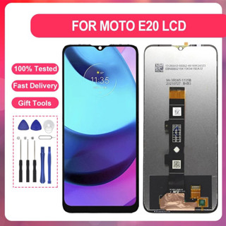 LCD ต้นฉบับสำหรับ Motorola E20 LCD XT2155จอแสดงผล Touch Screen Digitizer สำหรับ Moto E20เปลี่ยนจอ LCD