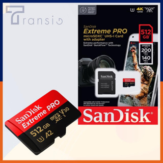 เมมโมรี่การ์ด SanDisk Extreme Pro Micro SD Card 32GB 64GB 128GB 256GB 512GB U3 A2