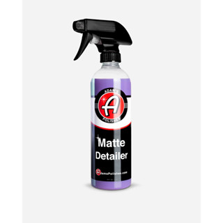 Adams Matte Detailer ( 16 oz/473 ml ) ผลิตภัณฑ์สเปรย์เคลือบผิวรถยนต์เนื้อแมท สำหรับพื้นผิวด้านและสีซาติน