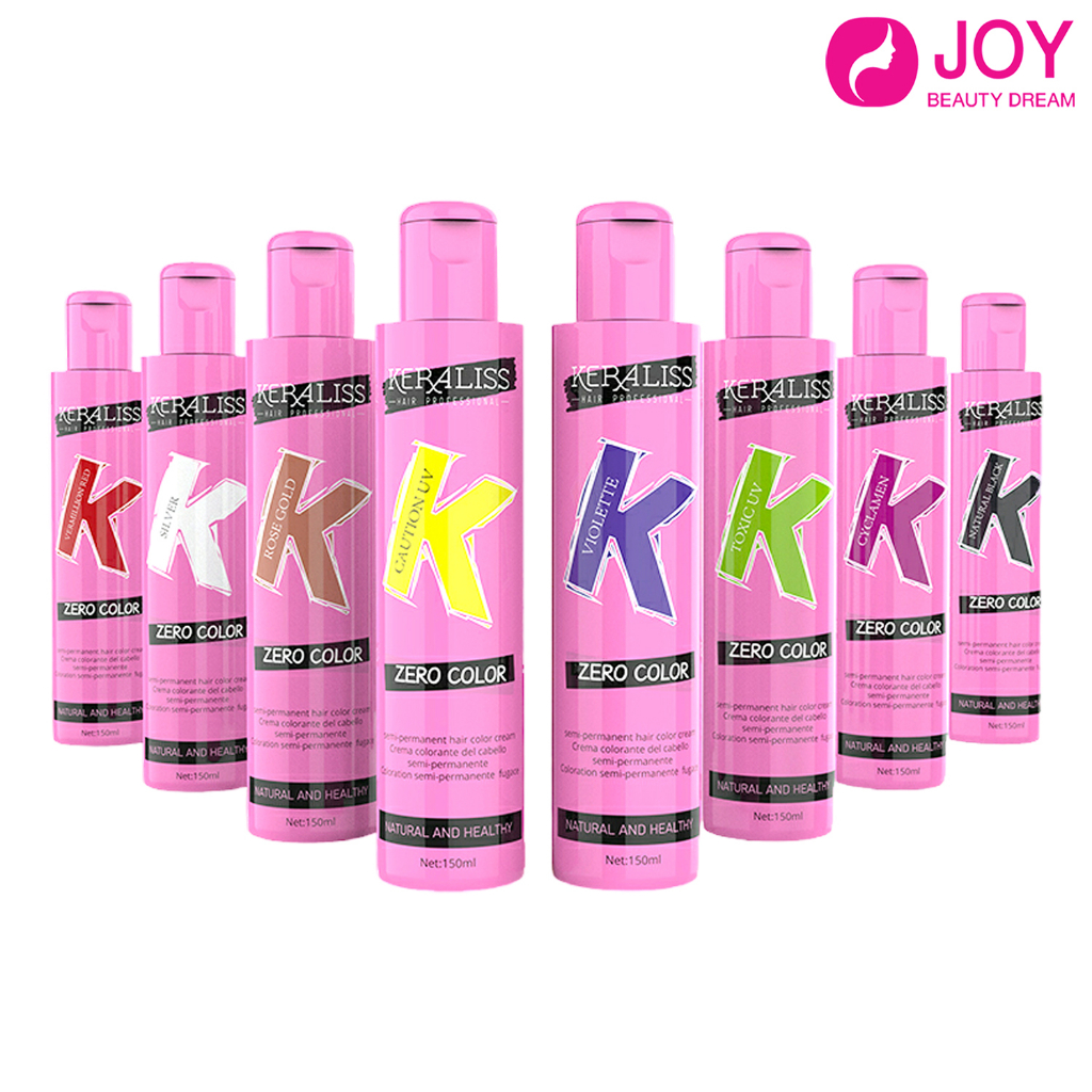 ZERO COLOR ทรีทเม้นส์เปลี่ยนสีผม พร้อมบำรุงผม กลิ่นหอม KERALISS 150ml.