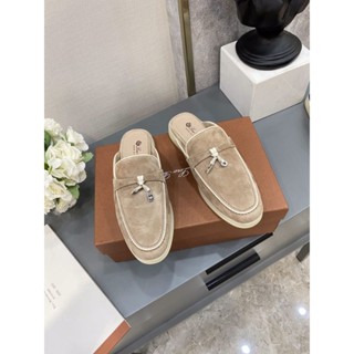 Loro piana Summer Charms Walk Slipper Loafers Suede 2023