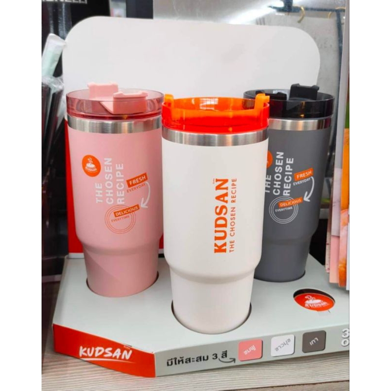 แก้วสแตนเลสเก็บความเย็นKudsan ขนาด30ออนซ์