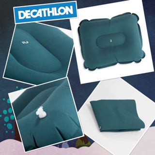 หมอนเป่าลม พกพาได้สะดวก เหมาะสำหรับสายแคมป์ น้ำหนักเบา ขนาดกะทัดรัด DECATHLON