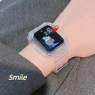 สาย + เคส iWatch ultra 8 7 6 SE 5 4 3 2 1 สายและเคส ขนาด49mm 45มม. 41mm สายนาฬิกาข้อมือ สาย smart watch case