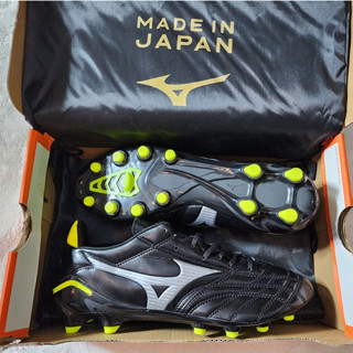 รองเท้า สตั๊ด ฟุตบอล มิซูโน่ Mizuno Morelia Neo หนังวัวแท้ ฟอกนุ่ม พิเศษ รุ่นท็อป ฟรี ของแถม ถุงผ้า + ดันทรง + กล่อง