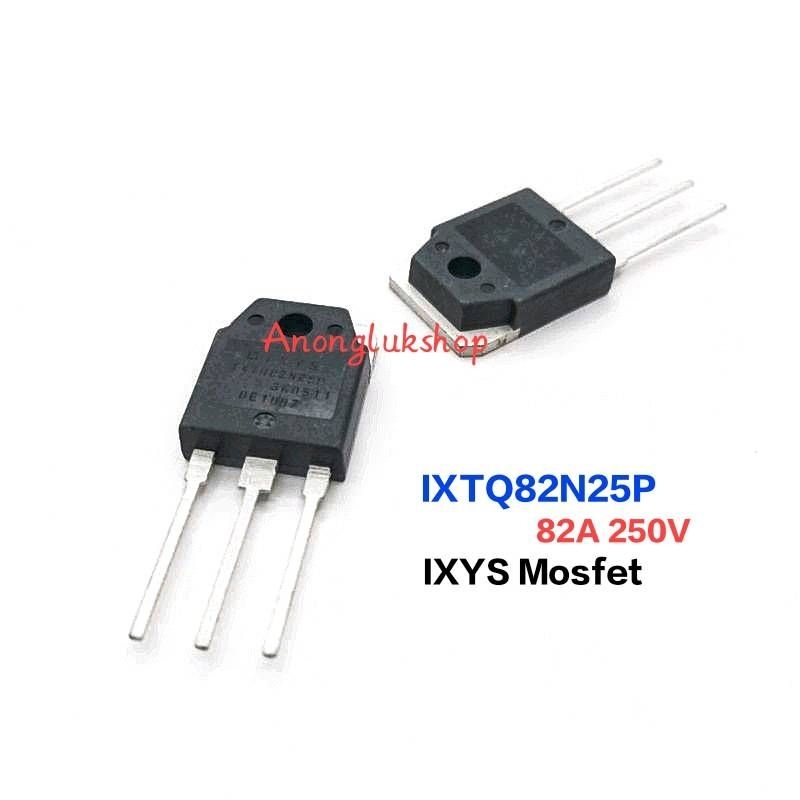 1ตัว 👉👉 IXTQ82N25P 82N25P IXYS Mosfet มอสเฟต TO-3P ทนกระแส 250V 82A