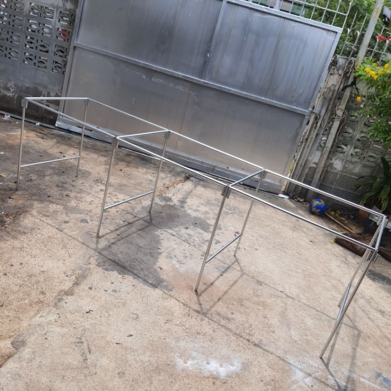 แผงเหล็กตลาดนัด (ก70×ย270) ใช้วางต้นไม้ ปลูกผักไฮโดร ขายของตลาดนัด เอนกประสงค์ ถอดประกอบง่าย - รูปที่ 3