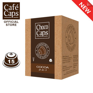 ChocoCaps DG COC 15 - Cocoa Nescafe Dolce Gusto Capsule Compatible (1 Box X15 แคปซูล) by Cafecaps เครื่องดื่ม 3 in 1