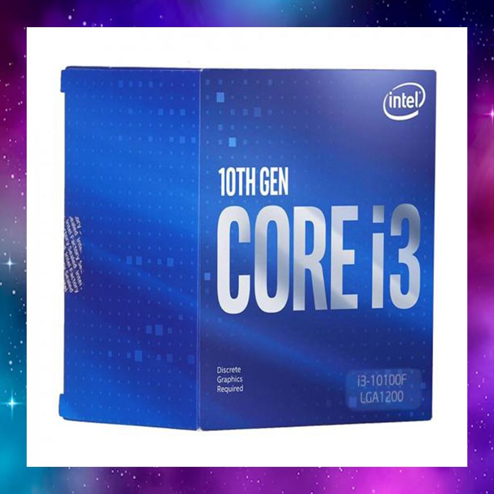 CPU (ซีพียู) 1200 INTEL CORE I3-10100F 3.60 GHz GEN10 ใช้งานปกติ