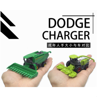 ProudNada Toys ของเล่นเด็กชุดรถเหล็กรถฟาร์ม 5 คัน(มี 2 สีให้เลือก) FARM TRACTOR SET METAL DIE-CAST NO.SQ82010-2